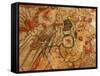 Maya Murals, Maya, San Bartolo, Guatemala-Kenneth Garrett-Framed Stretched Canvas