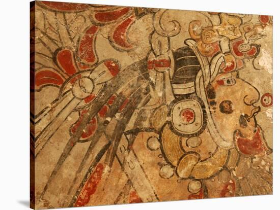 Maya Murals, Maya, San Bartolo, Guatemala-Kenneth Garrett-Stretched Canvas