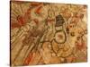 Maya Murals, Maya, San Bartolo, Guatemala-Kenneth Garrett-Stretched Canvas