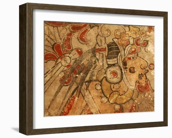 Maya Murals, Maya, San Bartolo, Guatemala-Kenneth Garrett-Framed Premium Photographic Print