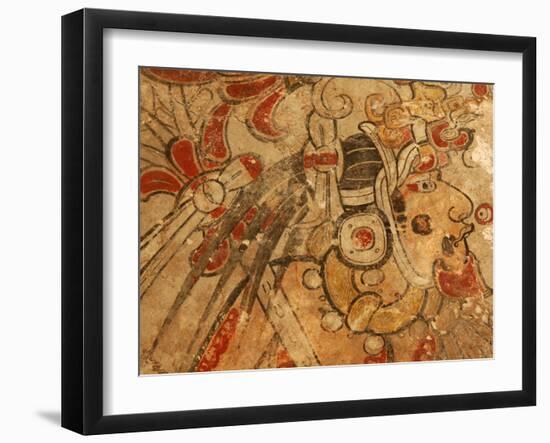 Maya Murals, Maya, San Bartolo, Guatemala-Kenneth Garrett-Framed Premium Photographic Print