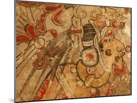 Maya Murals, Maya, San Bartolo, Guatemala-Kenneth Garrett-Mounted Photographic Print