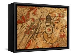 Maya Murals, Maya, San Bartolo, Guatemala-Kenneth Garrett-Framed Stretched Canvas