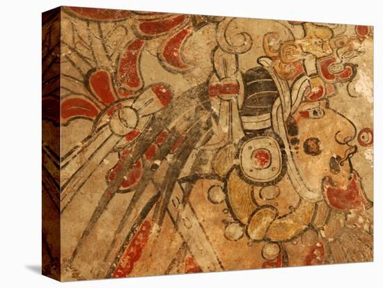 Maya Murals, Maya, San Bartolo, Guatemala-Kenneth Garrett-Stretched Canvas