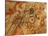 Maya Murals, Maya, San Bartolo, Guatemala-Kenneth Garrett-Stretched Canvas