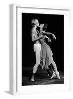 Maya Plisetskaya and Alexander Godunov in the Ballet the Death of the Rose by Gustav Mahler, 1974-null-Framed Giclee Print