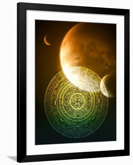 Maya Prophecy-frenta-Framed Art Print