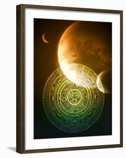 Maya Prophecy-frenta-Framed Art Print