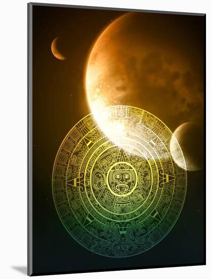 Maya Prophecy-frenta-Mounted Art Print