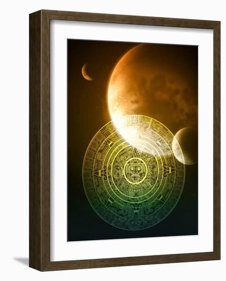 Maya Prophecy-frenta-Framed Art Print