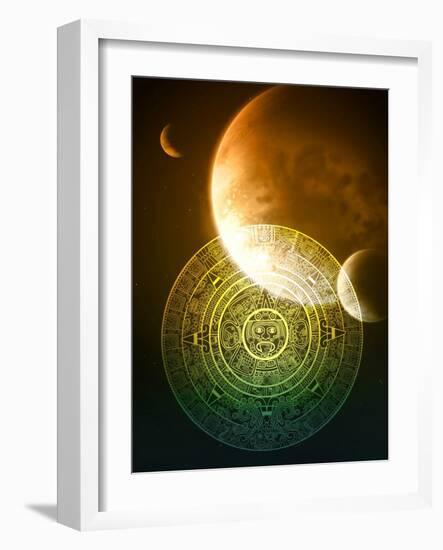 Maya Prophecy-frenta-Framed Art Print