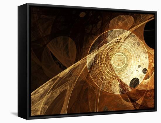 Maya Prophecy-frenta-Framed Stretched Canvas