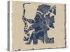 Mayan And Inca Tribal-sdmix-Stretched Canvas