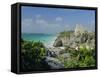 Mayan Archaeological Site, Tulum, Yucatan, Mexico, Central America-John Miller-Framed Stretched Canvas