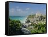Mayan Archaeological Site, Tulum, Yucatan, Mexico, Central America-John Miller-Framed Stretched Canvas