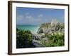 Mayan Archaeological Site, Tulum, Yucatan, Mexico, Central America-John Miller-Framed Photographic Print