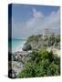 Mayan Archaeological Site, Tulum, Yucatan, Mexico, Central America-John Miller-Stretched Canvas