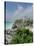 Mayan Archaeological Site, Tulum, Yucatan, Mexico, Central America-John Miller-Stretched Canvas