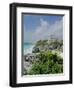 Mayan Archaeological Site, Tulum, Yucatan, Mexico, Central America-John Miller-Framed Premium Photographic Print