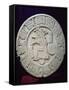 Mayan Ball Court Marker, from Chinkultic, Chiapas, c.590-Pre-Columbian-Framed Stretched Canvas