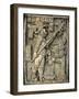 Mayan Bas-Relief of Lady Xoc, Kneeling Before Shield Jaguar, Yaxchilan-null-Framed Giclee Print