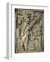 Mayan Bas-Relief of Lady Xoc, Kneeling Before Shield Jaguar, Yaxchilan-null-Framed Giclee Print