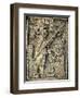 Mayan Bas-Relief of Lady Xoc, Kneeling Before Shield Jaguar, Yaxchilan-null-Framed Giclee Print