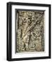 Mayan Bas-Relief of Lady Xoc, Kneeling Before Shield Jaguar, Yaxchilan-null-Framed Giclee Print