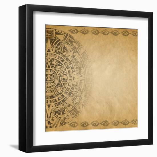 Mayan Calendar-Sateda-Framed Art Print