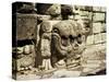 Mayan Carved Stone Skull on Top of East Court, Dating from 8th Century, Copan, Honduras-Christopher Rennie-Stretched Canvas