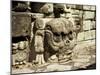 Mayan Carved Stone Skull on Top of East Court, Dating from 8th Century, Copan, Honduras-Christopher Rennie-Mounted Photographic Print