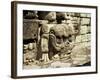 Mayan Carved Stone Skull on Top of East Court, Dating from 8th Century, Copan, Honduras-Christopher Rennie-Framed Photographic Print