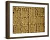 Mayan Carvings on Stela, Tikal, Guatemala, Central America-Upperhall Ltd-Framed Photographic Print