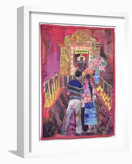 Mayan couple, 2005-Hilary Simon-Framed Giclee Print