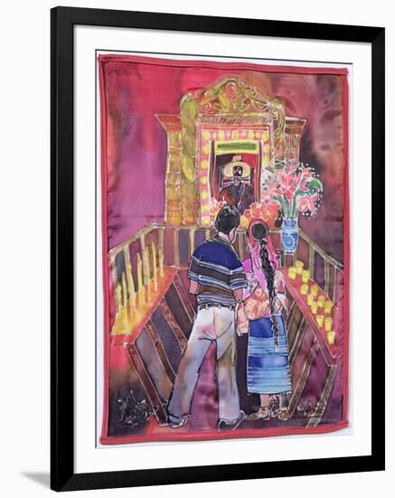 Mayan couple, 2005-Hilary Simon-Framed Giclee Print