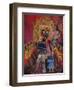 Mayan Couple with Maximon, 2006-Hilary Simon-Framed Premium Giclee Print