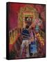 Mayan Couple with Maximon, 2006-Hilary Simon-Framed Stretched Canvas