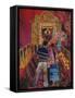 Mayan Couple with Maximon, 2006-Hilary Simon-Framed Stretched Canvas
