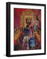 Mayan Couple with Maximon, 2006-Hilary Simon-Framed Giclee Print