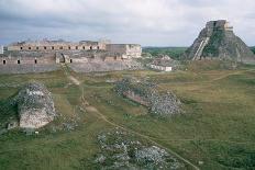 El Castillo and the Nunnery-Mayan-Giclee Print