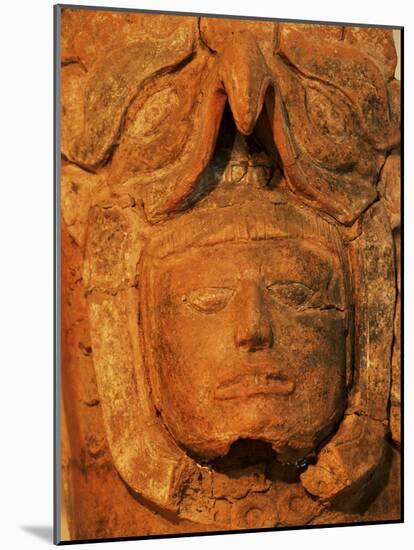 Mayan Funerary Urn, Popol Vuh Museum, Guatemala City, Guatemala, Central America-Upperhall-Mounted Photographic Print