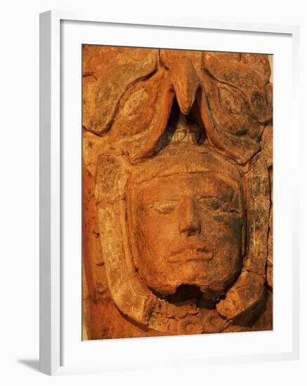 Mayan Funerary Urn, Popol Vuh Museum, Guatemala City, Guatemala, Central America-Upperhall-Framed Photographic Print