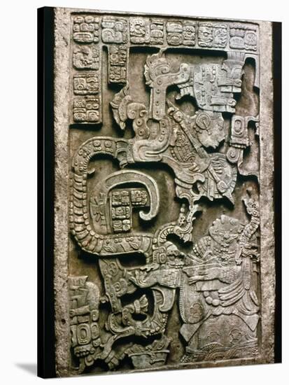 Mayan Glyph-null-Stretched Canvas