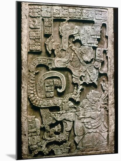 Mayan Glyph-null-Mounted Photographic Print