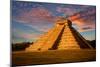 Mayan Kukulkan Temple Yucatan-null-Mounted Art Print