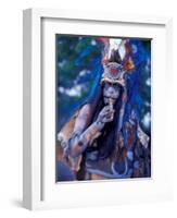 Mayan Rituals and Mystical Dances, Xcaret, Yucatan Peninsula, Mexico-Greg Johnston-Framed Photographic Print