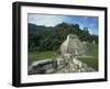 Mayan Ruins and Trees in Palenque, Mexico-Michael Brown-Framed Photographic Print