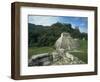 Mayan Ruins and Trees in Palenque, Mexico-Michael Brown-Framed Photographic Print