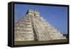 Mayan Ruins at Chichen Itza, Kukulcans Pyramid, Yucatan, Mexico-Tom Brakefield-Framed Stretched Canvas