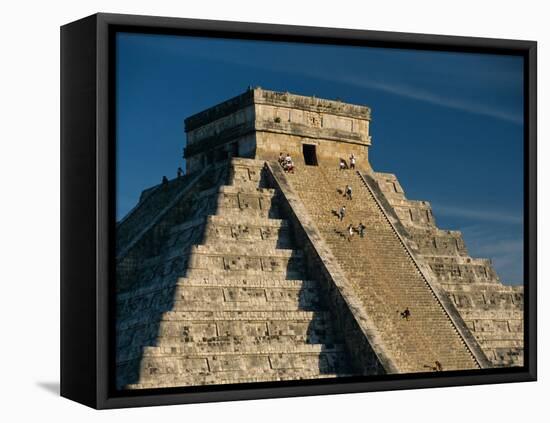 Mayan Ruins, Chichen Itza, Unesco World Heritage Site, Yucatan, Mexico, Central America-Gavin Hellier-Framed Stretched Canvas